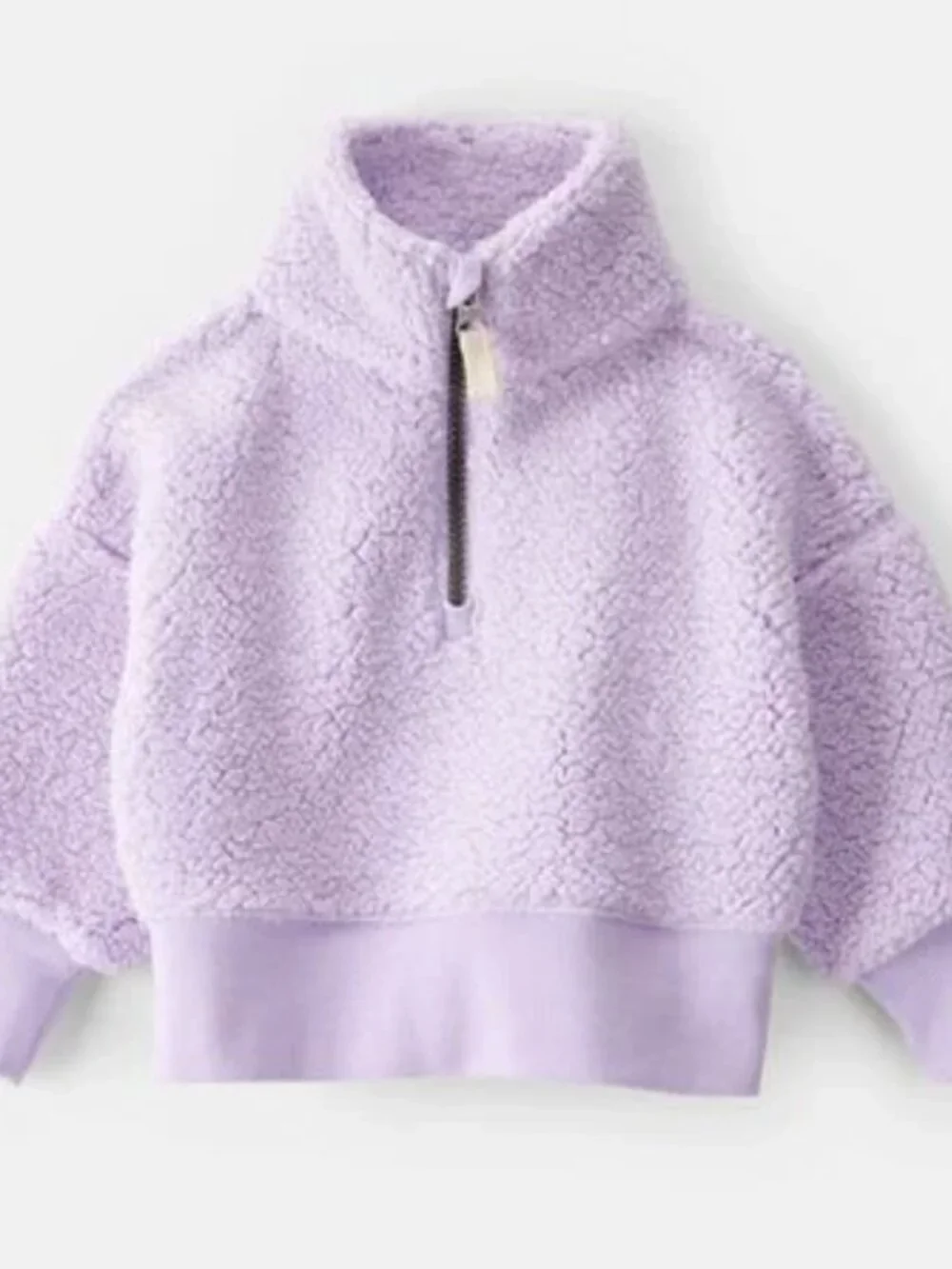 Carter's 3T Quarter-Zip Pullover Sweatshirt - Purple